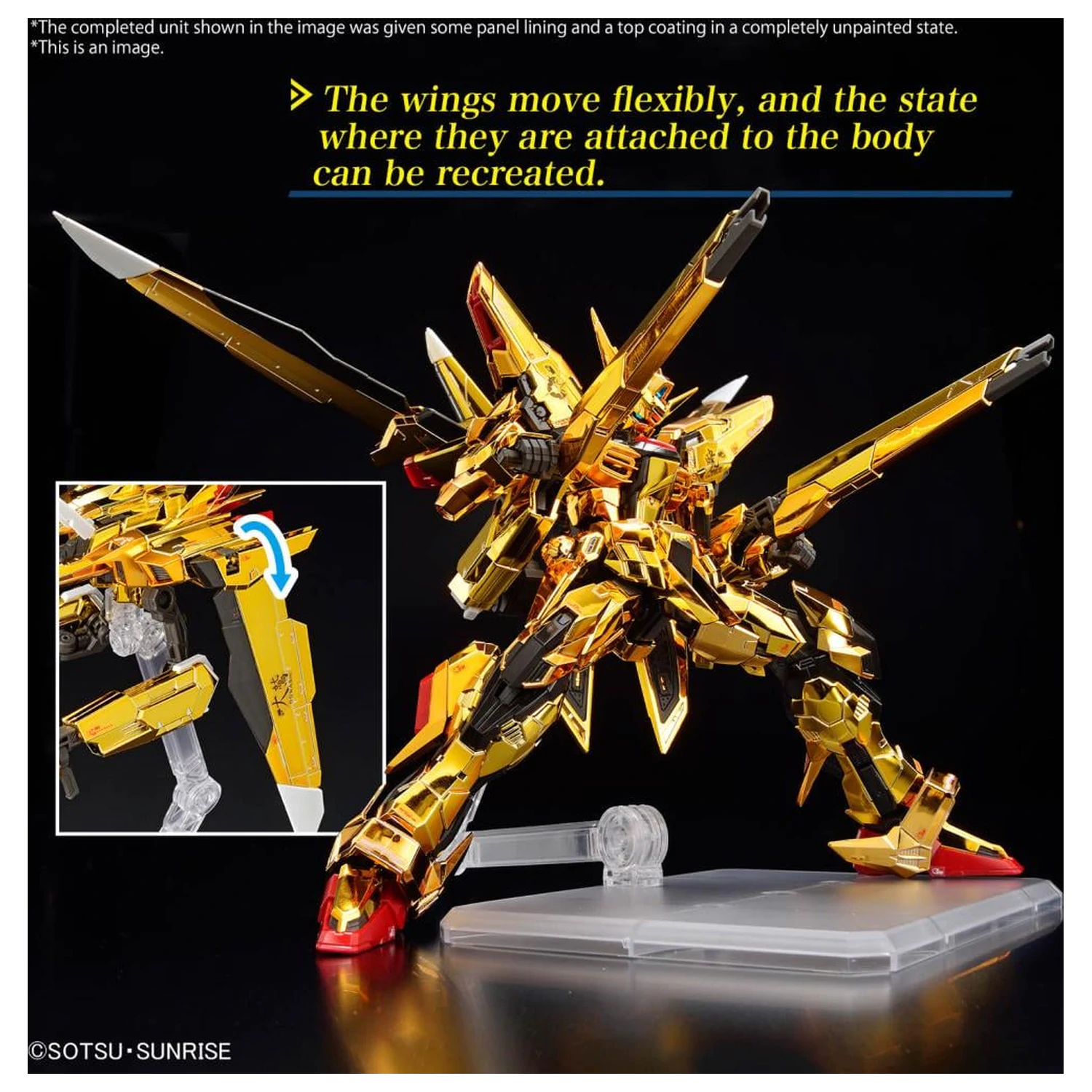 Gundam RG 1/144 Akatsuki Gundam Oowashi Unit stavebnica modelu produktová fotografia