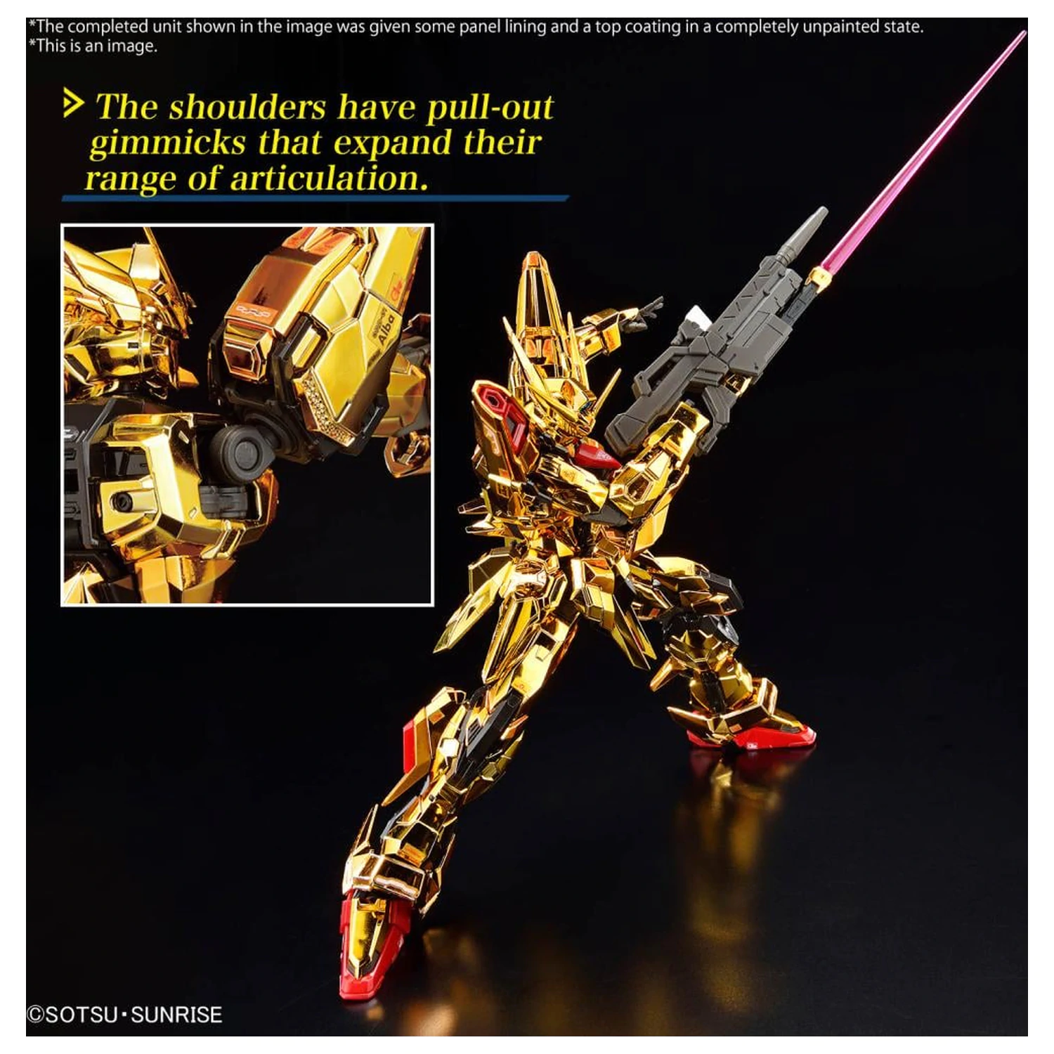 Gundam RG 1/144 Akatsuki Gundam Oowashi Unit stavebnica modelu produktová fotografia