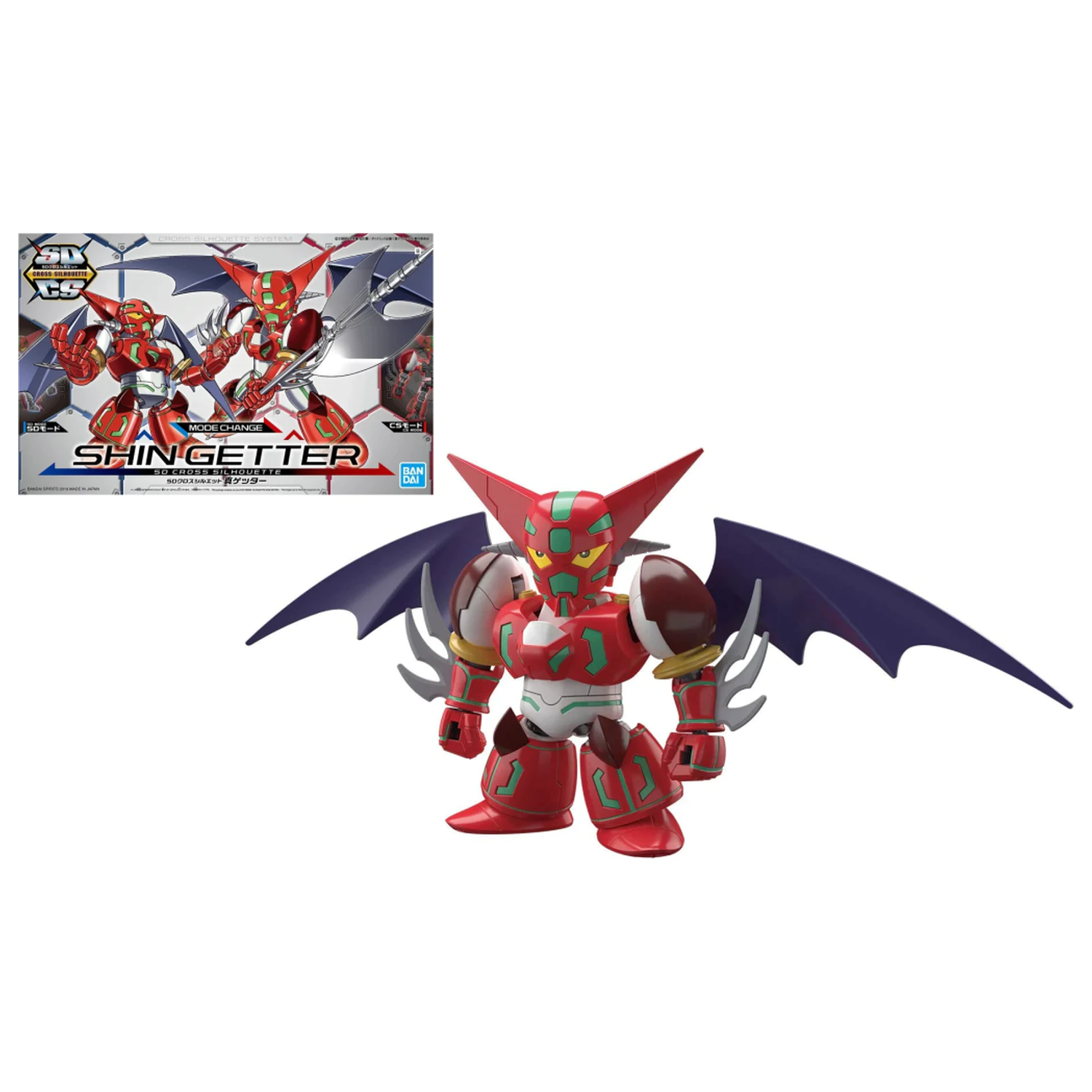 GUNDAM SD Cross Silhouette Shin Getter Model Kit produktová fotografia