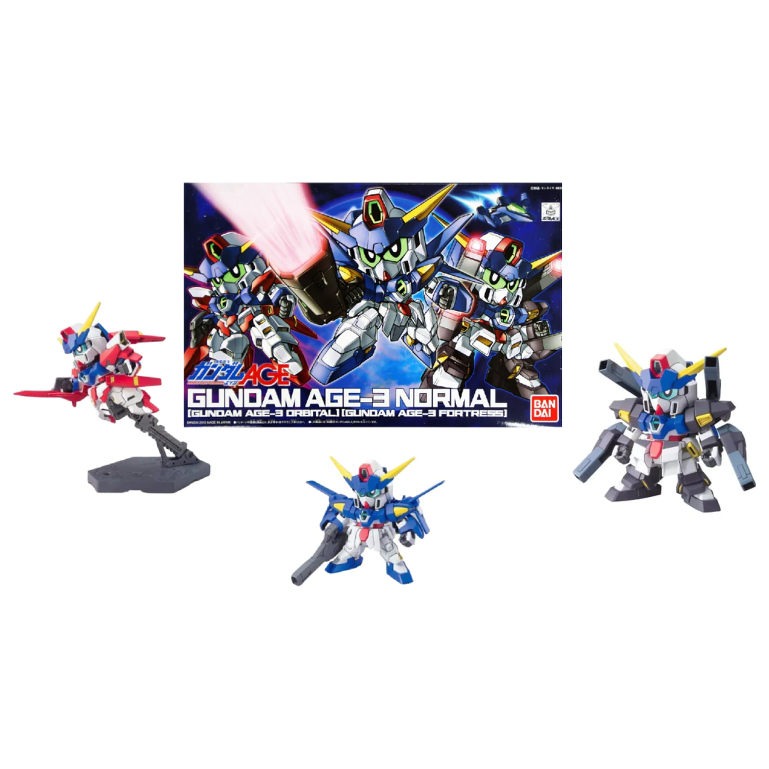 Gundam SD Gundam BB Senshi Gundam AGE-3 model stavebnica produktová fotografia