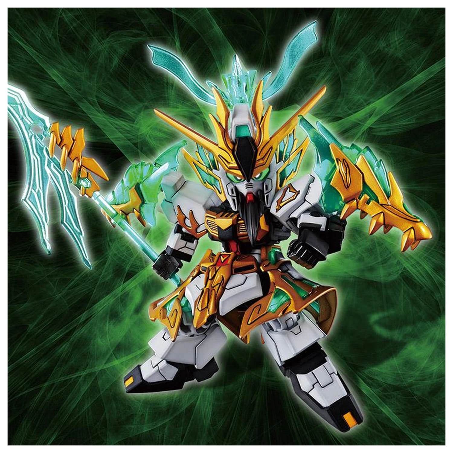 Gundam SD Sangoku Soketsuden Guan Yu Yun Chang Nu Gundam Model Kit produktová fotografia