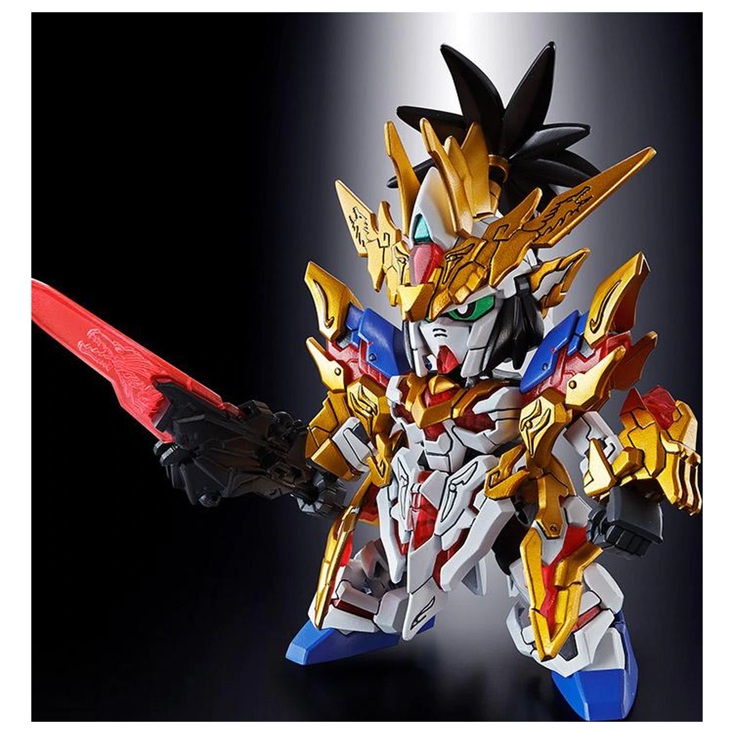 GUNDAM SD Sangoku Soketsuden Liu Bei Unicorn Gundam model súprava produktová fotografia