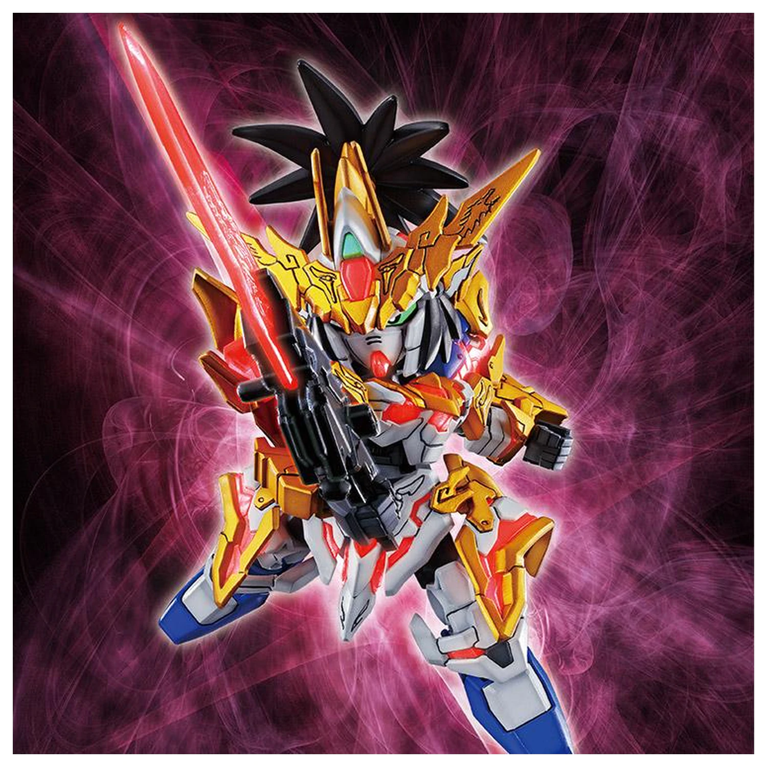 GUNDAM SD Sangoku Soketsuden Liu Bei Unicorn Gundam model súprava produktová fotografia