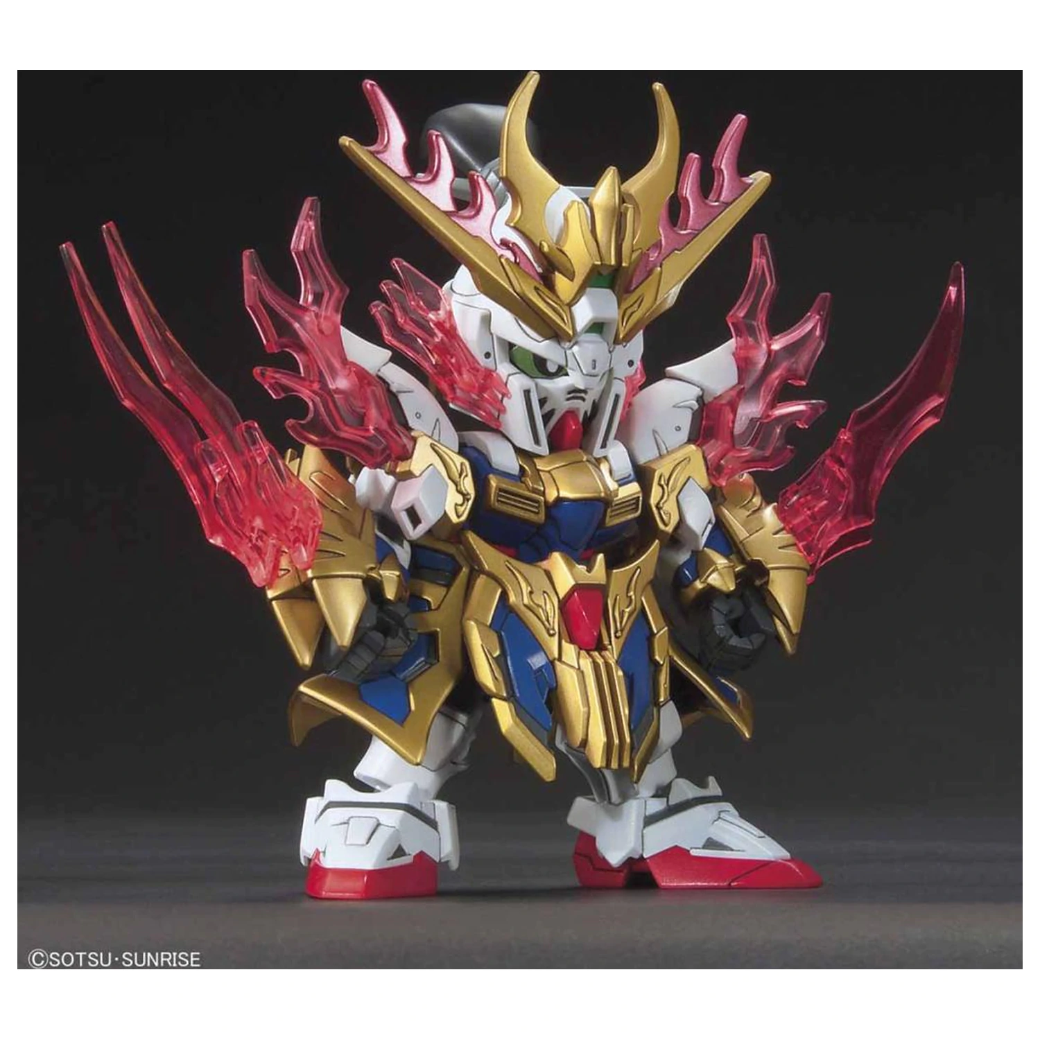 GUNDAM SD Sangoku Soketsuden Zhang Fei God Gundam modelová stavebnica produktová fotografia