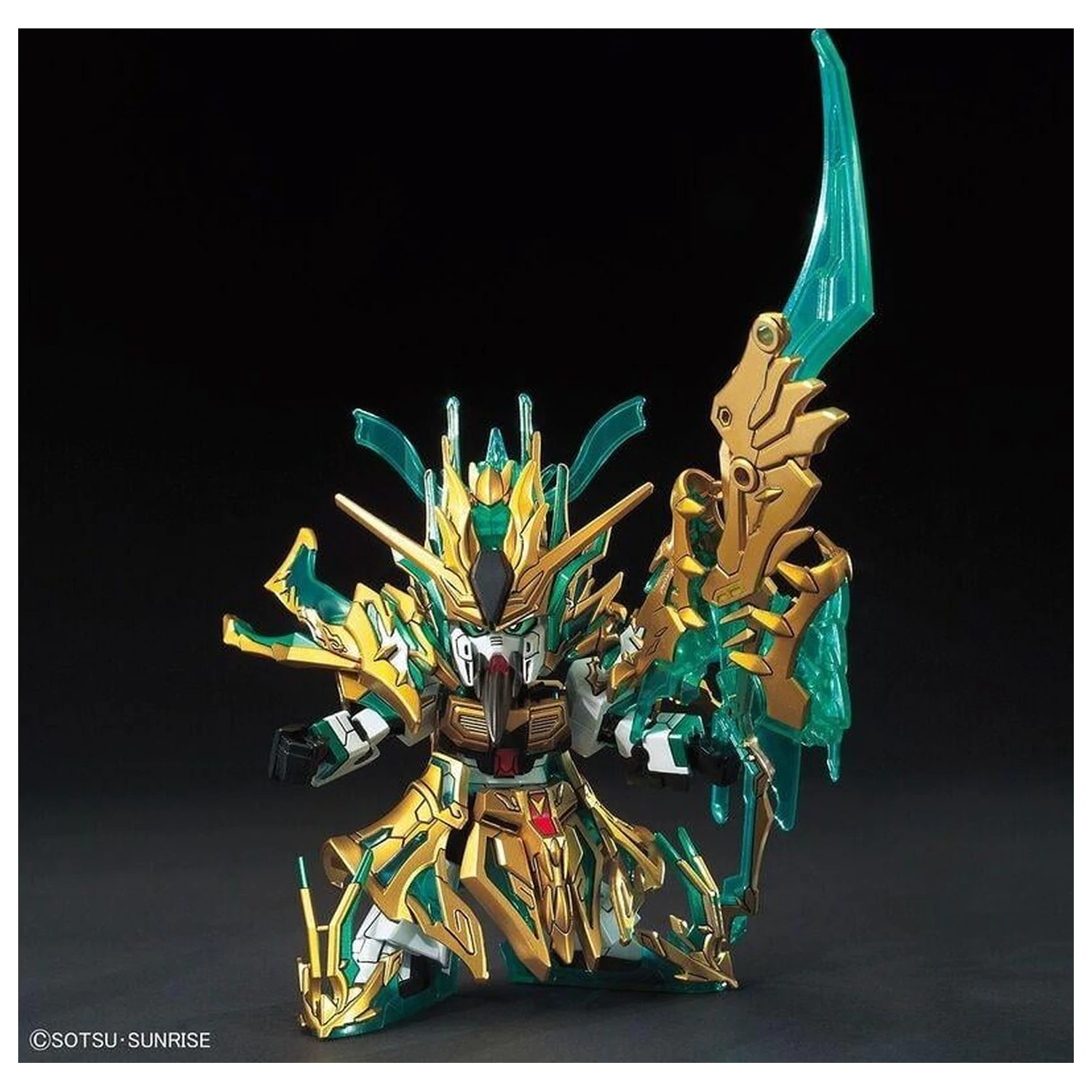 GUNDAM SD Sangoku Wu Sheng Guan Yu Yun Chang V Gundam model súprava produktová fotografia
