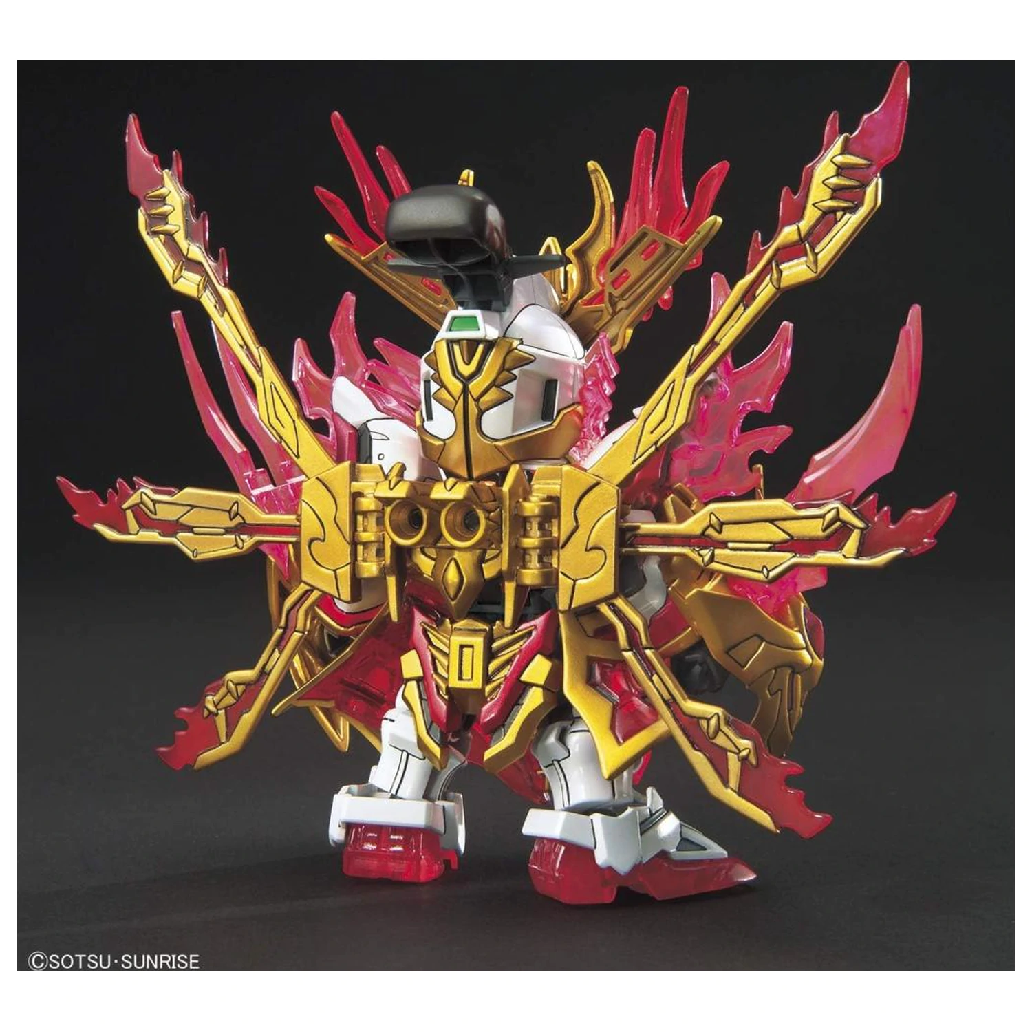 Gundam SD Sangoku Yan Huang Zhang Fei God Gundam Model súprava produktová fotografia