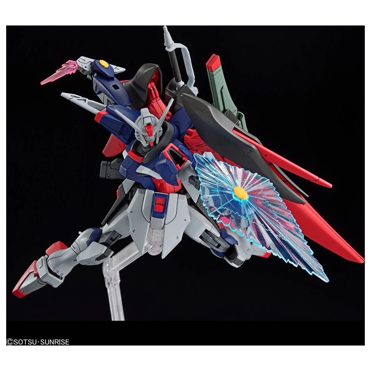 Gundam SEED Freedom ZGMF/A-262PD-P Mighty Strike Freedom Gundam Destiny Gundam II Zeus Silhouette Mobile Suit modelová súprava HG 1/144 produktová fotografia