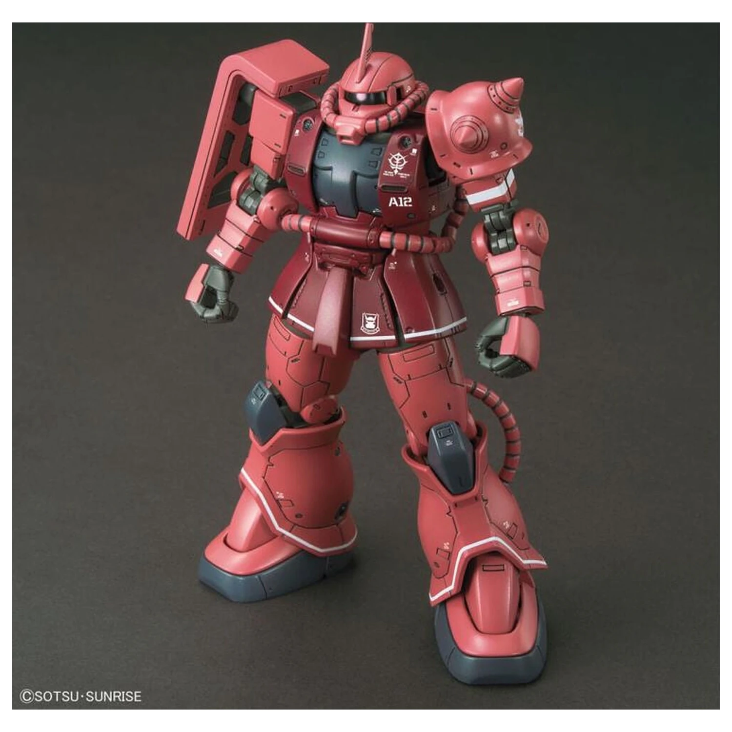 Gundam The Origin MS-06S Zaku II Char Aznable Red Comet Ver. Model stavebnica Maqueta HG 1/144 produktová fotografia