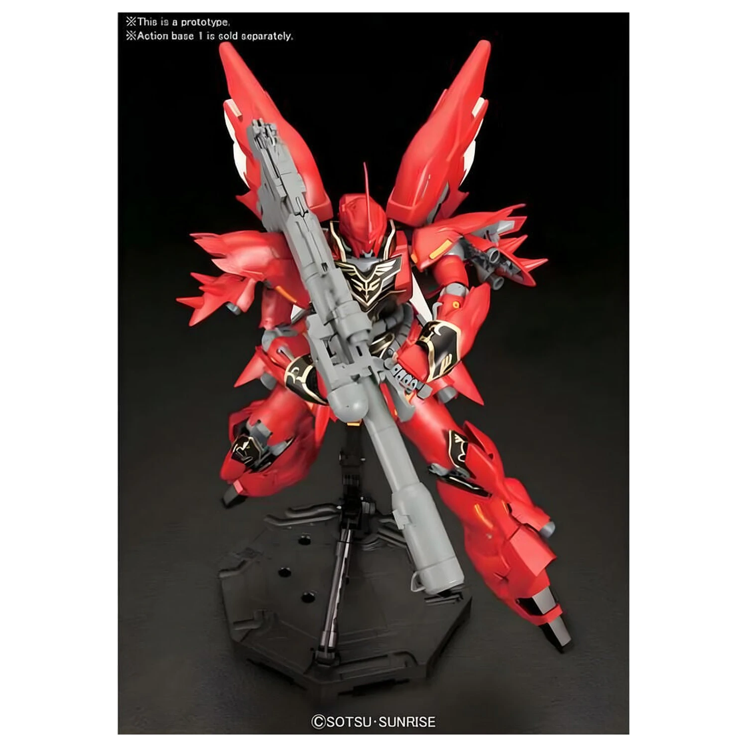 Gundam UC MSN-06S Sinanju Anime Color Ver. Mobile Suit Model Kit MG 1/100 produktová fotografia