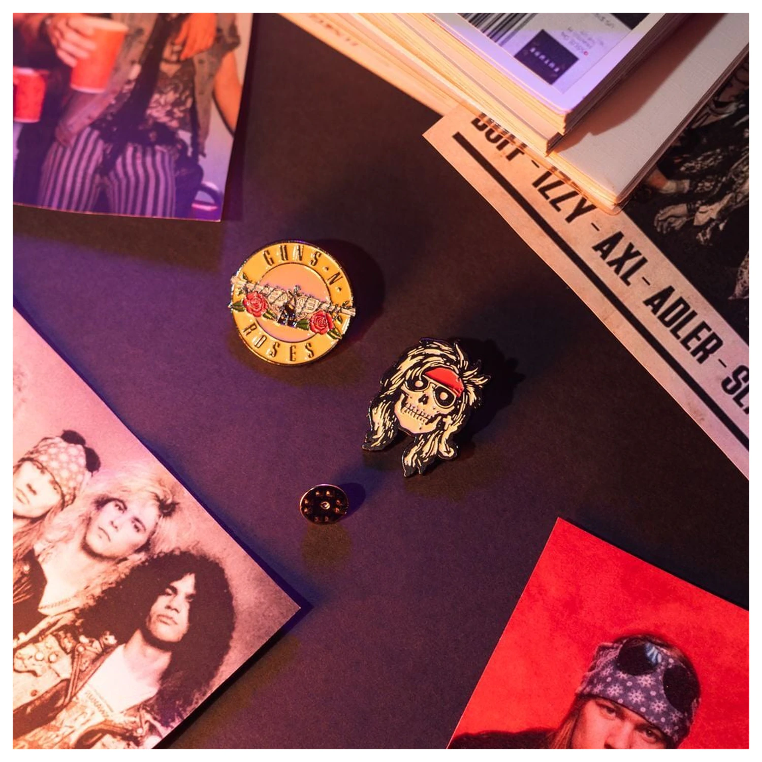 Guns N Roses súprava 4 odznakov produktová fotografia