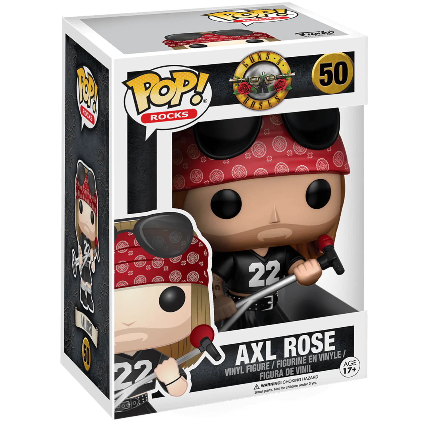 Guns N´ Roses POP! Rocks Vinylová figúrka Axl Rose 9 cm produktová fotografia