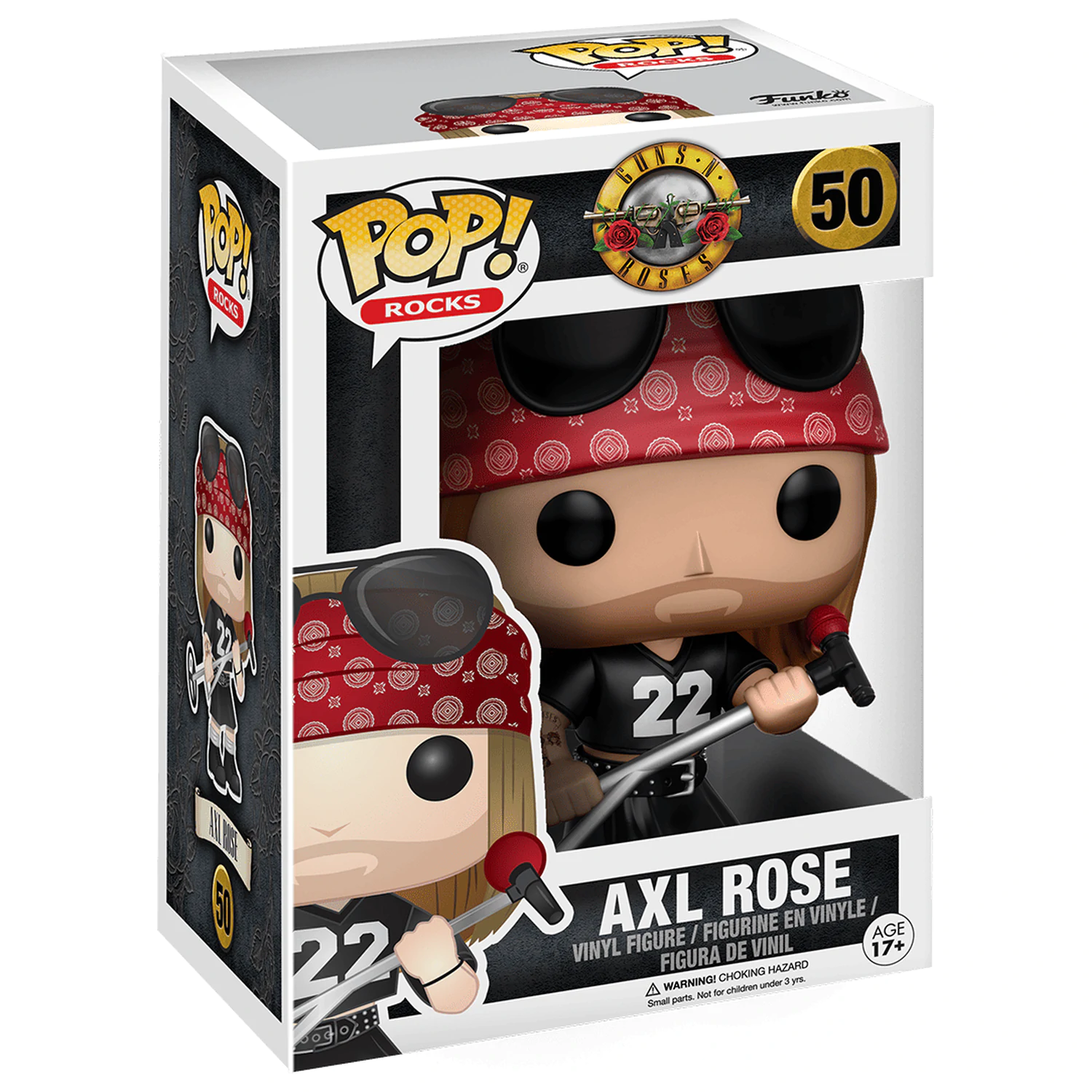 Guns N´ Roses POP! Rocks Vinylová figúrka Axl Rose 9 cm produktová fotografia