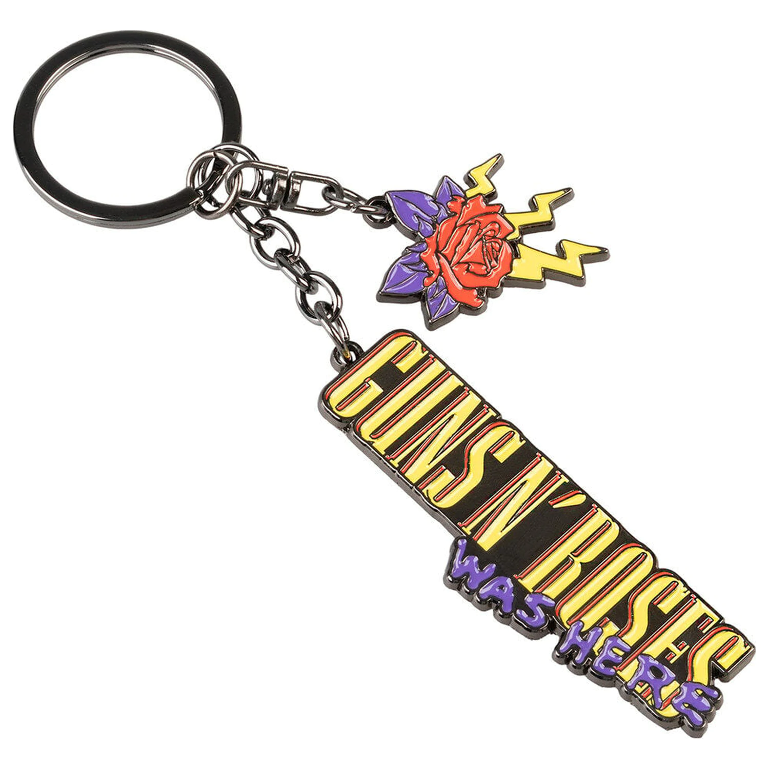 Guns N Roses kľúčenka produktová fotografia