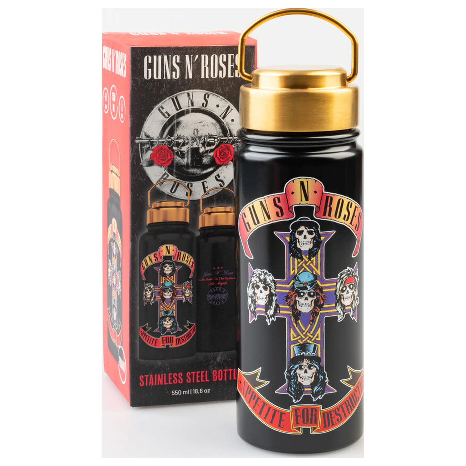 Guns N Roses nerezová fľaša 500ml produktová fotografia