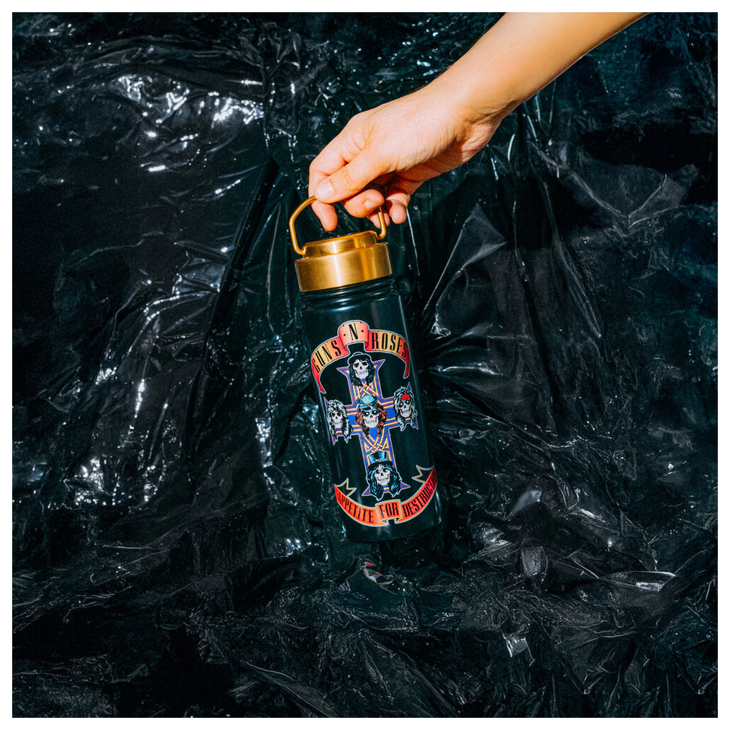 Guns N Roses nerezová fľaša 500ml produktová fotografia