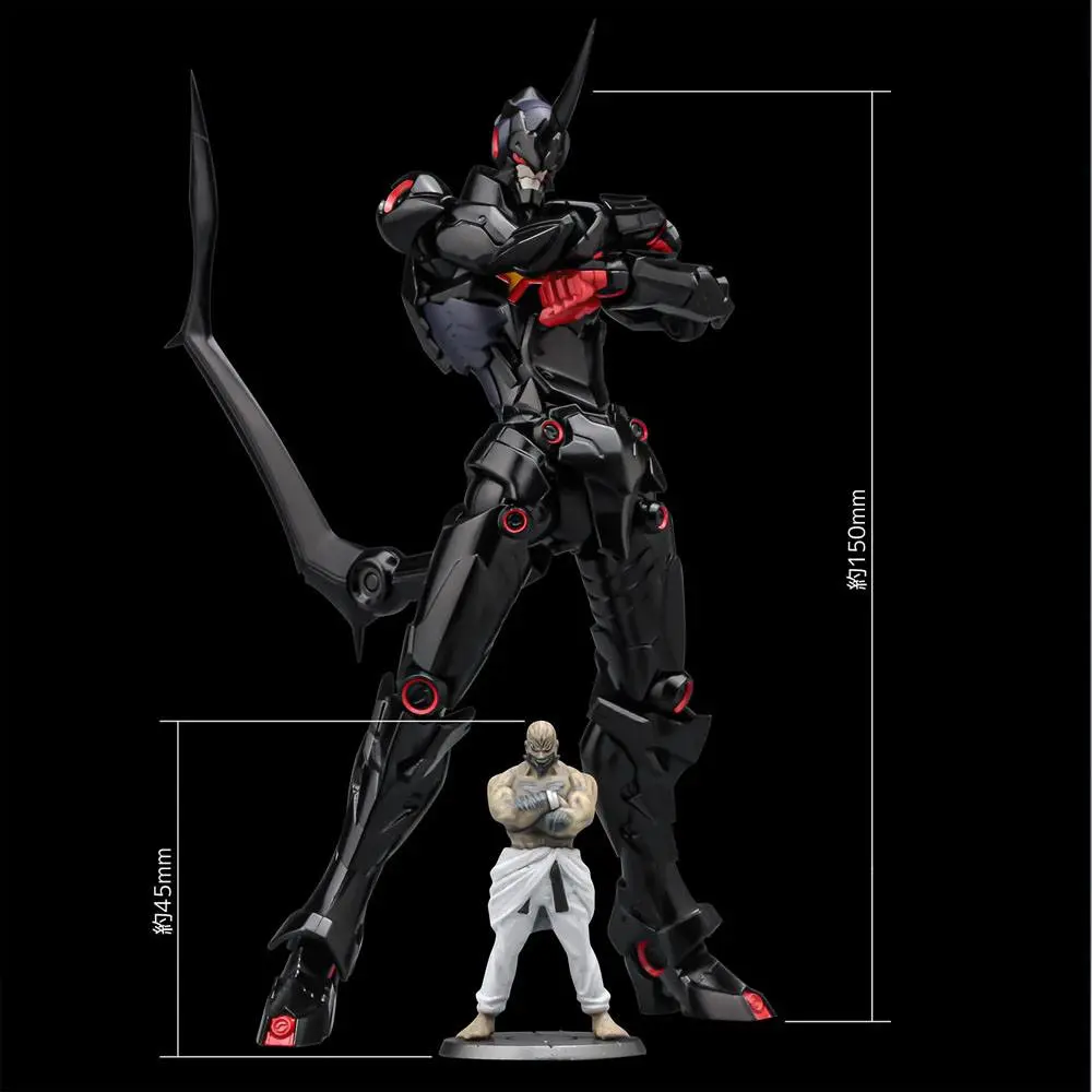 Gurren Lagann PLAIOBOT Plastová stavebnica modelu Lazengann 15 cm produktová fotografia