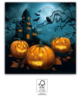 Halloween Sensations servítky 20 ks 33x33 cm FSC produktová fotografia
