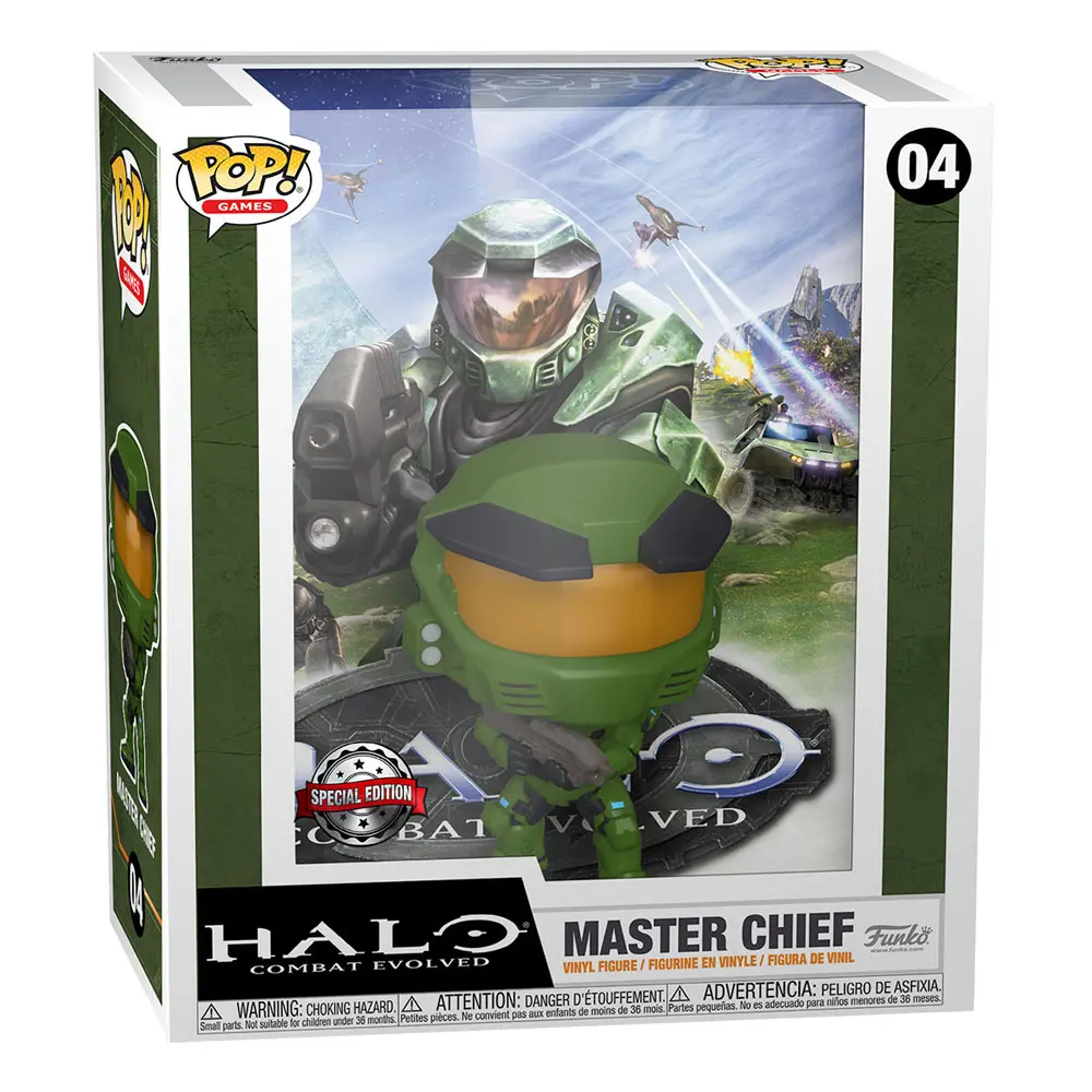 Halo POP! Game Cover vinylová figúrka Master Chief 9 cm produktová fotografia
