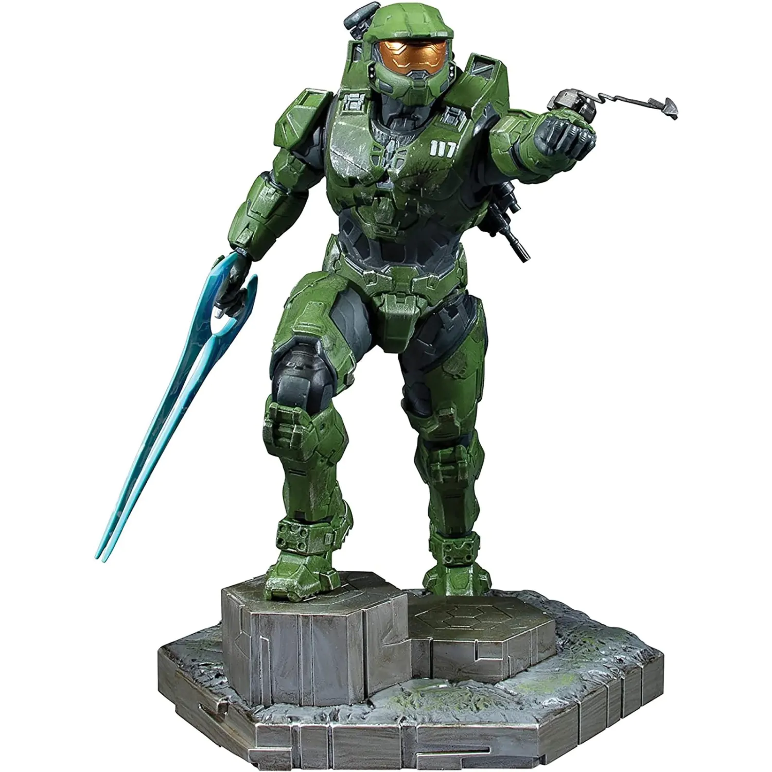Halo Infinite PVC Socha Master Chief & Grappleshot 26 cm produktová fotografia