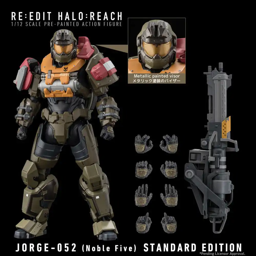 Halo: Reach akčná figúrka 1/12 Jorge-052 (Noble Four) 19 cm termékfotó