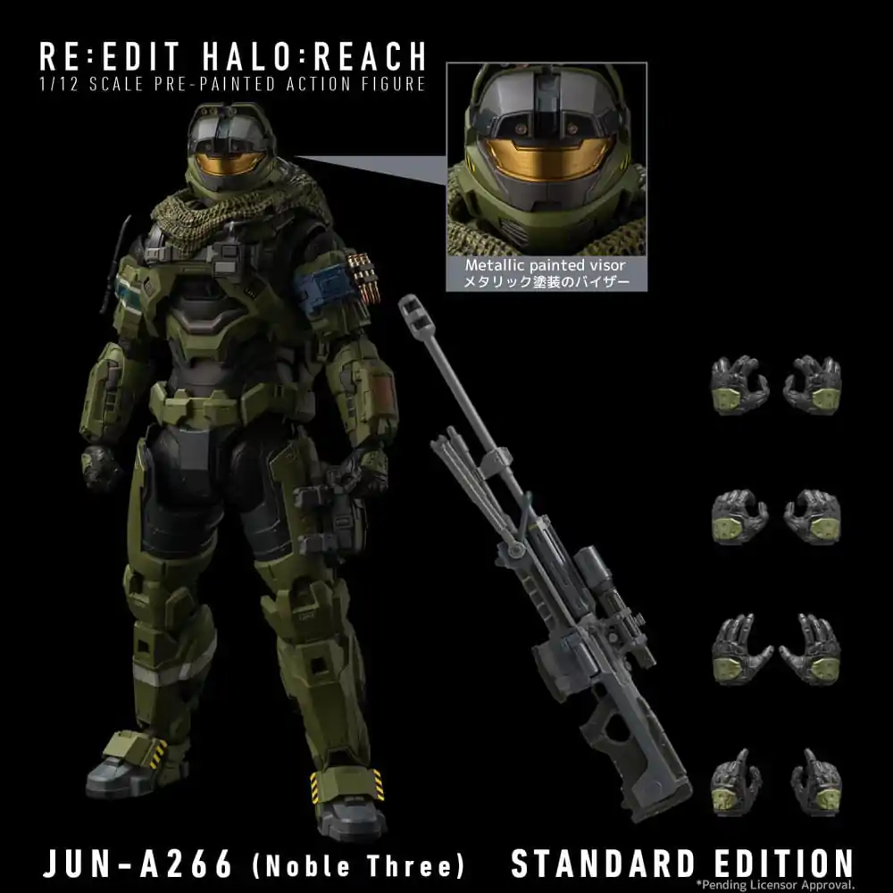 Akčná figúrka Halo:Reach 1/12 Jun-A266 (Noble Three) 17 cm produktová fotografia