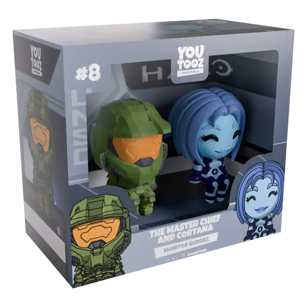 Halo Vinyl Figúrky The Master Chief & Cortana Monitor Buddiez produktová fotografia