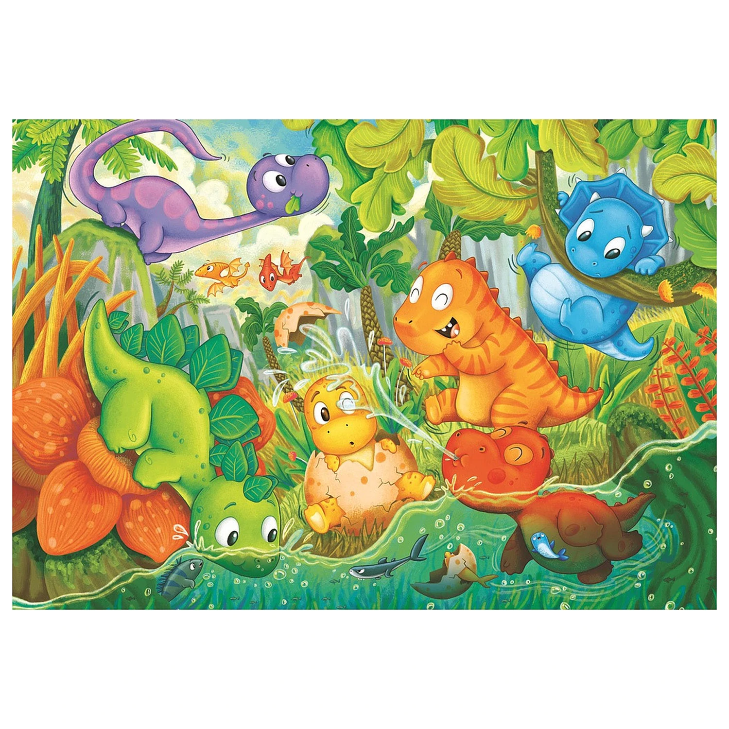 Happy Oasis 24-dielne maxi puzzle Clementoni produktová fotografia