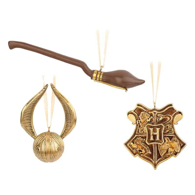 Harry Potter Set 3 Vianočné ozdoby produktová fotografia