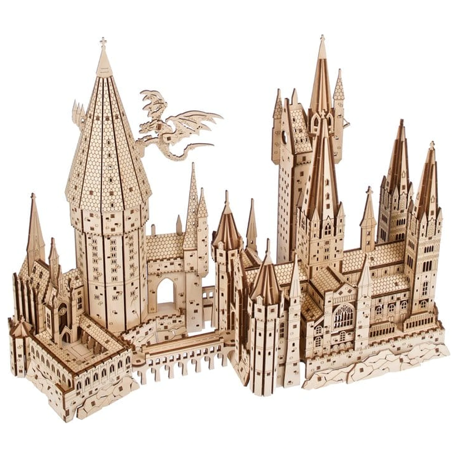 Harry Potter 3D Drevené puzzle Hogwarts Castle produktová fotografia