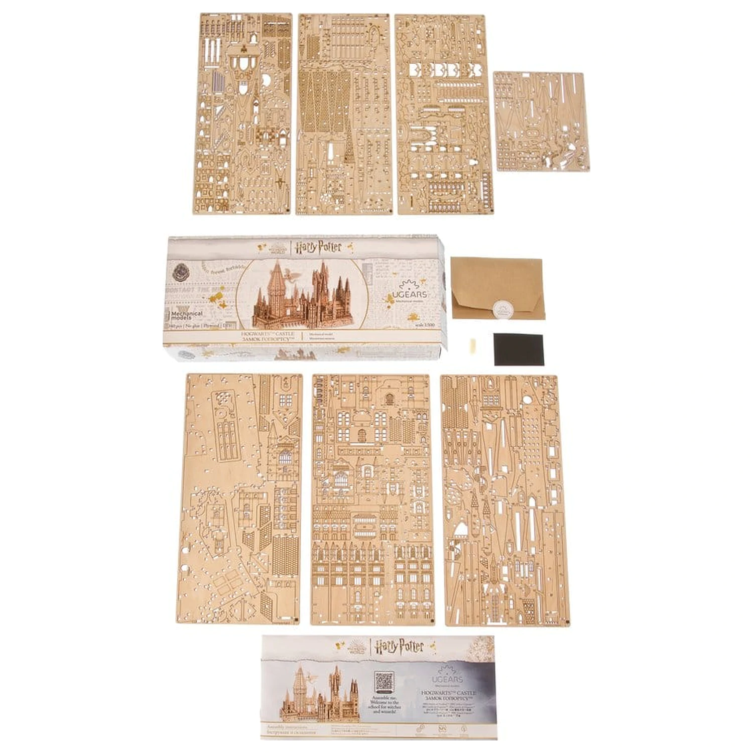 Harry Potter 3D Drevené puzzle Hogwarts Castle produktová fotografia