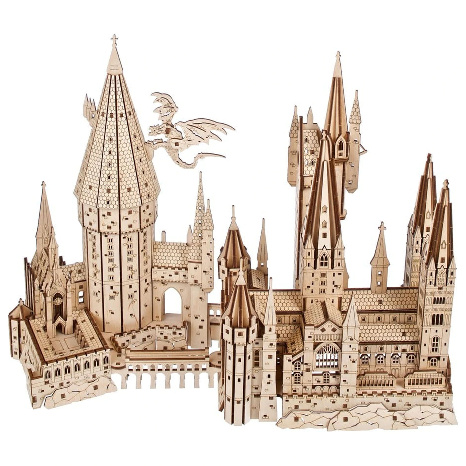 Harry Potter 3D Drevené puzzle Hogwarts Castle produktová fotografia