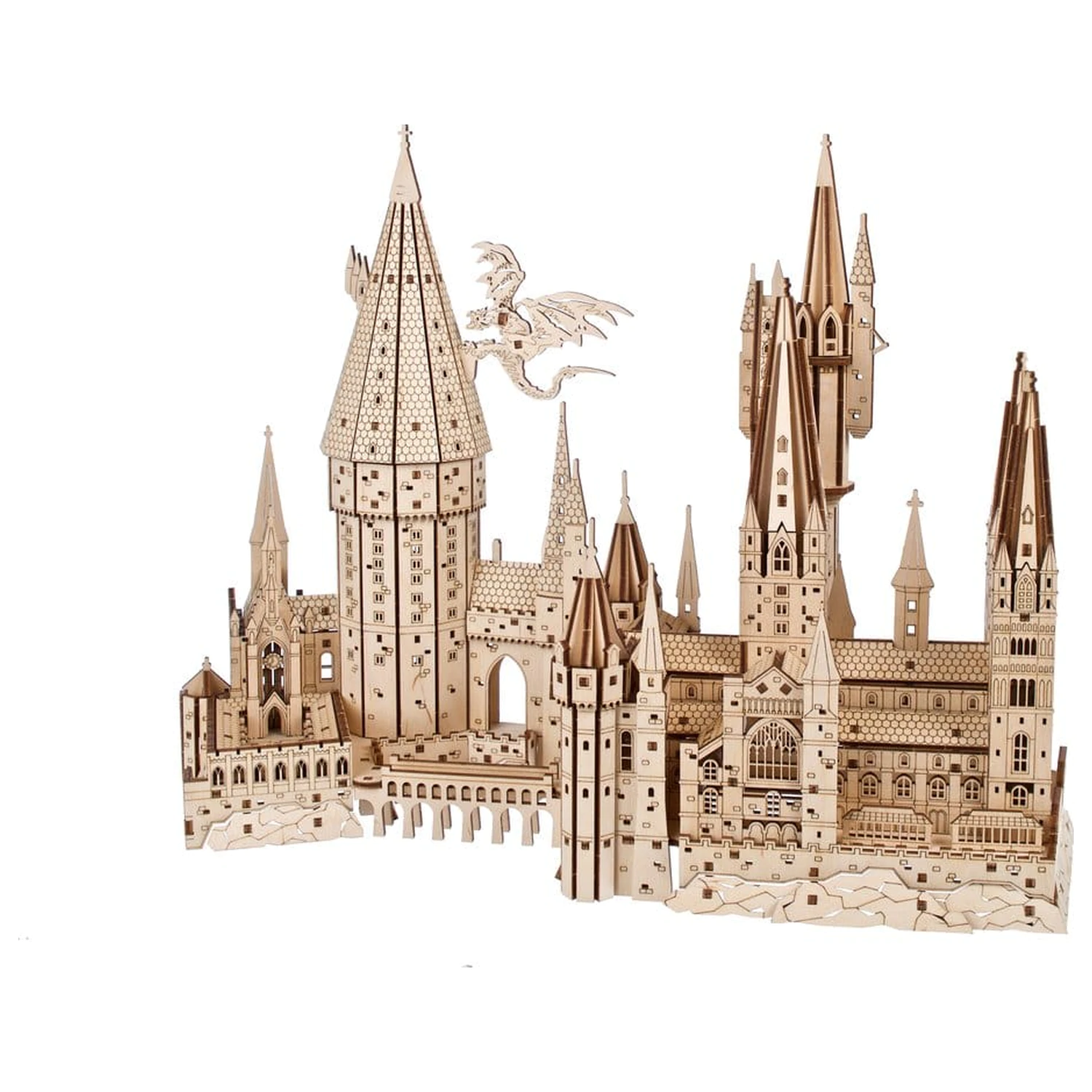 Harry Potter 3D Drevené puzzle Hogwarts Castle produktová fotografia