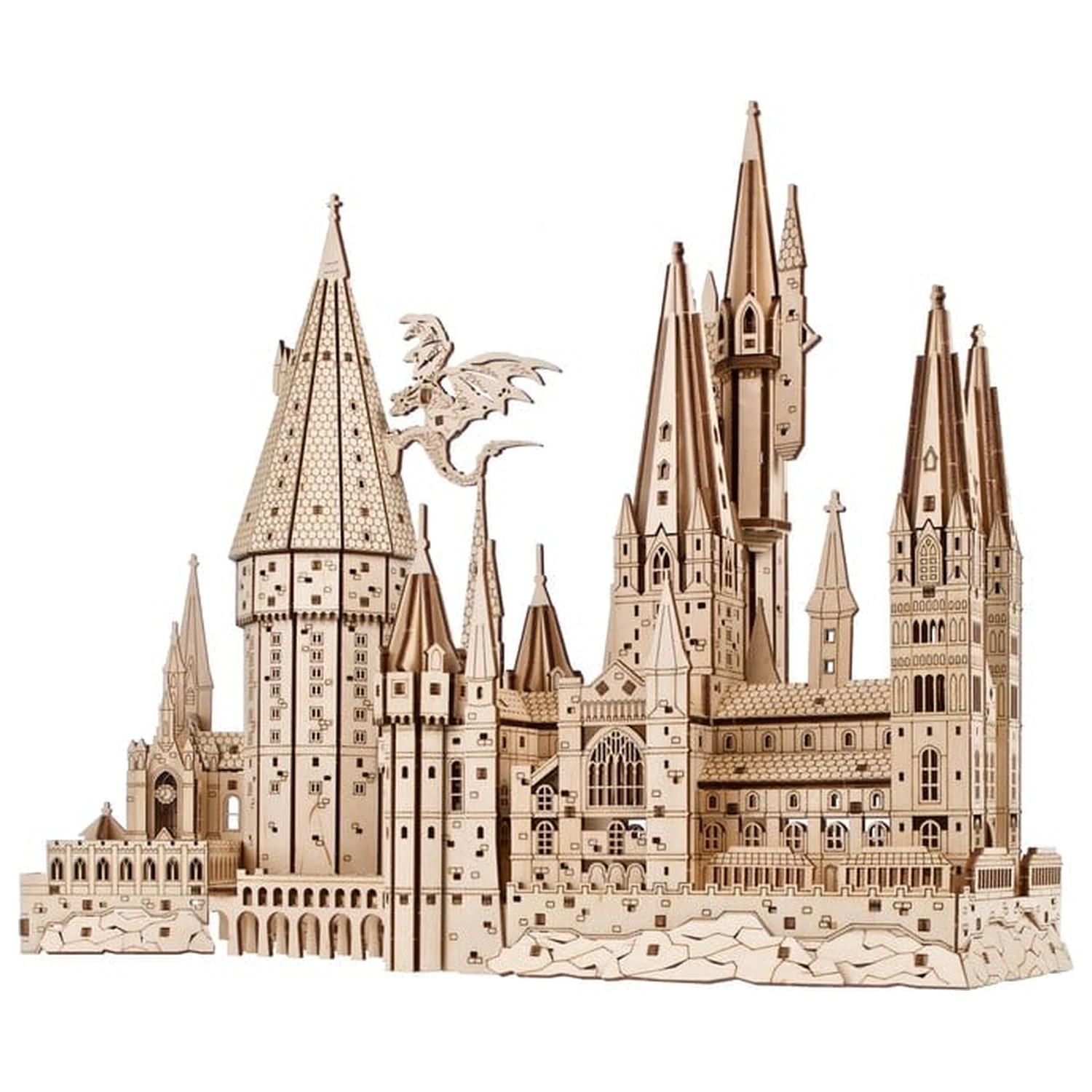 Harry Potter 3D Drevené puzzle Hogwarts Castle produktová fotografia