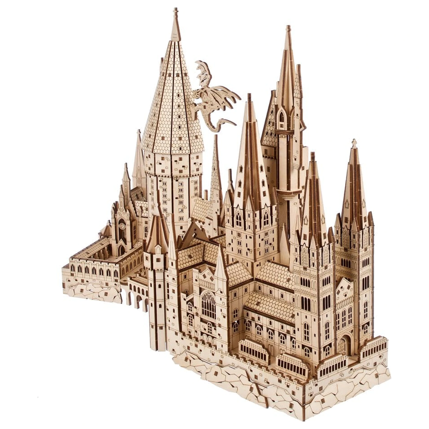 Harry Potter 3D Drevené puzzle Hogwarts Castle produktová fotografia