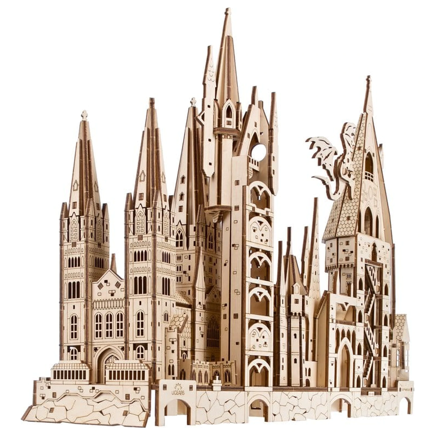 Harry Potter 3D Drevené puzzle Hogwarts Castle produktová fotografia