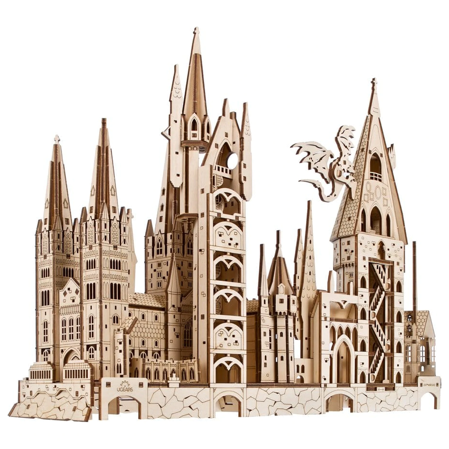 Harry Potter 3D Drevené puzzle Hogwarts Castle produktová fotografia