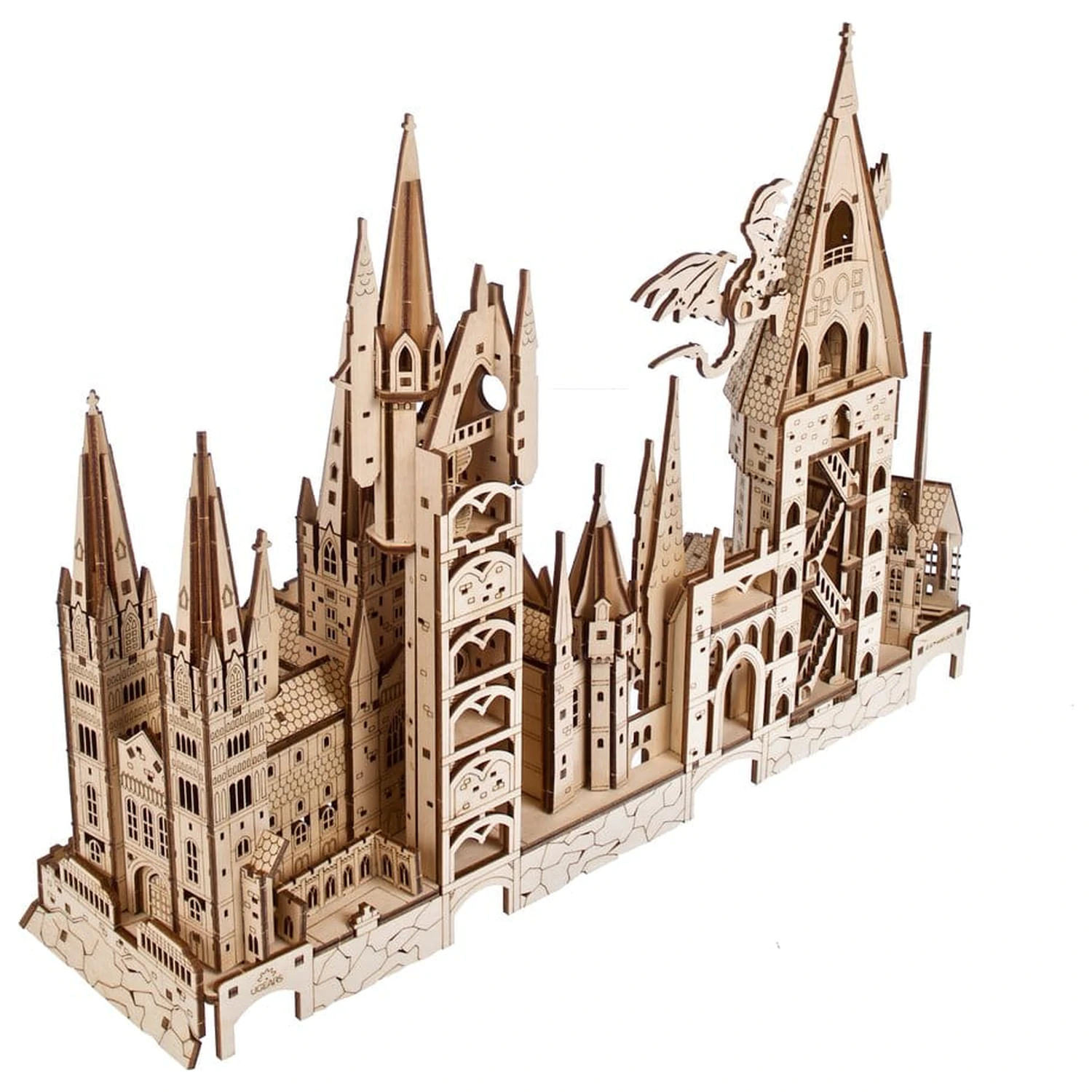 Harry Potter 3D Drevené puzzle Hogwarts Castle produktová fotografia