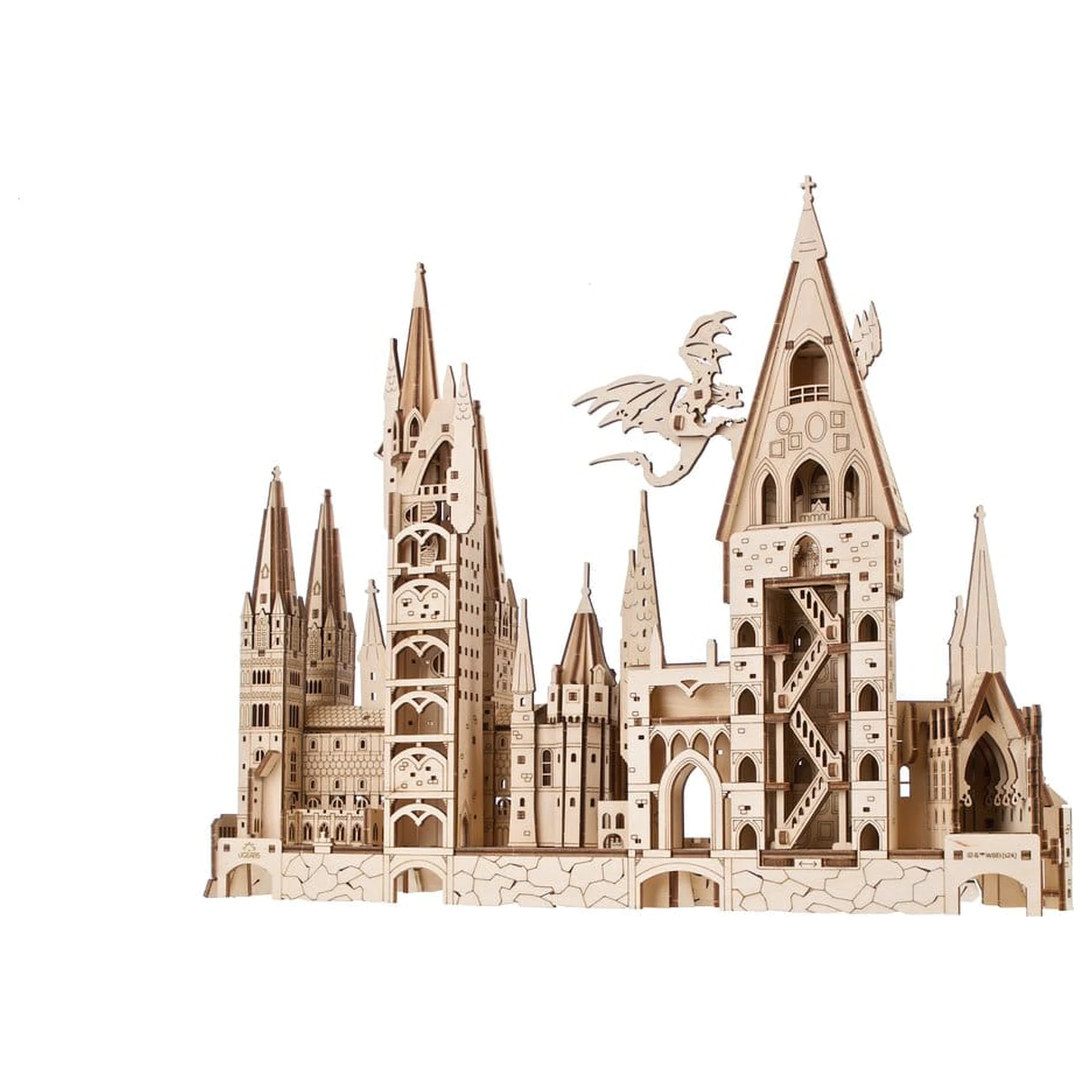 Harry Potter 3D Drevené puzzle Hogwarts Castle produktová fotografia