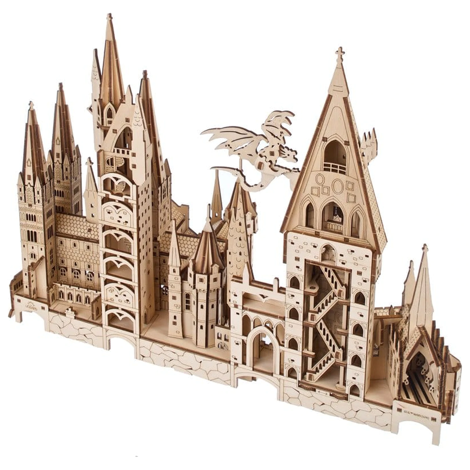Harry Potter 3D Drevené puzzle Hogwarts Castle produktová fotografia