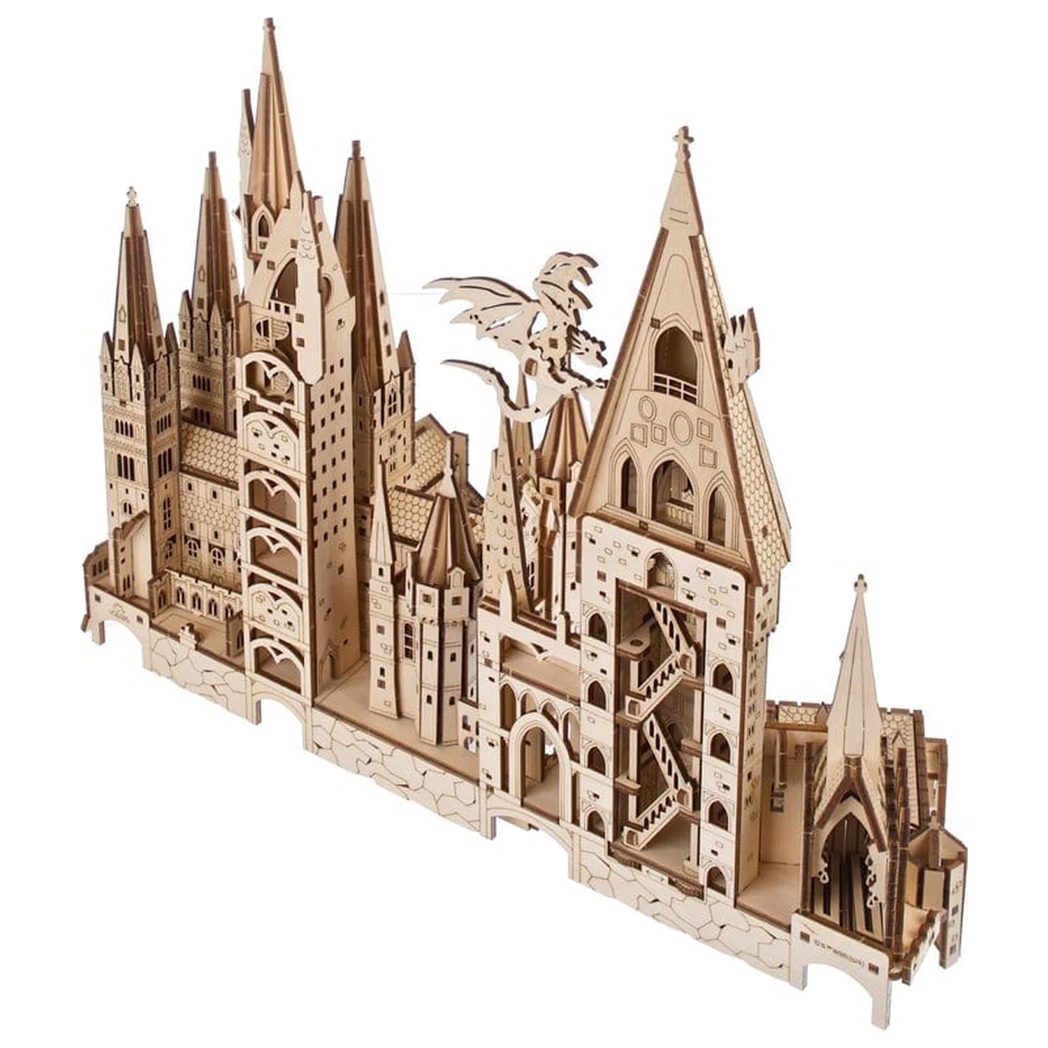 Harry Potter 3D Drevené puzzle Hogwarts Castle produktová fotografia