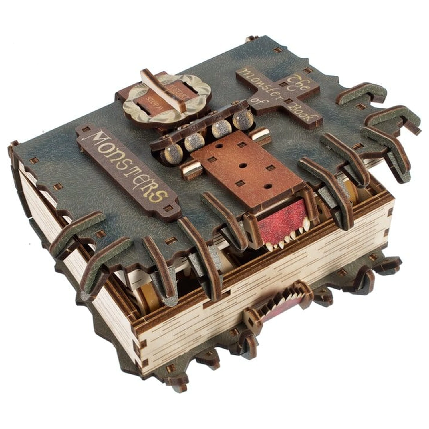 Harry Potter 3D drevené puzzle The Monster Book of Monsters produktová fotografia