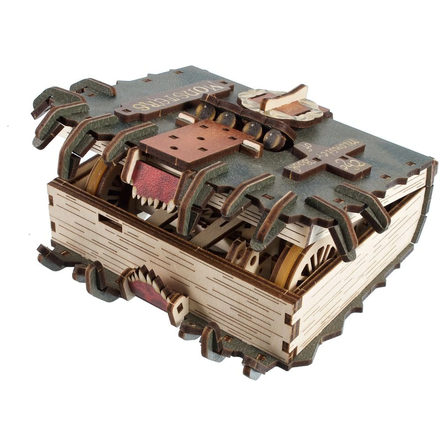 Harry Potter 3D drevené puzzle The Monster Book of Monsters produktová fotografia