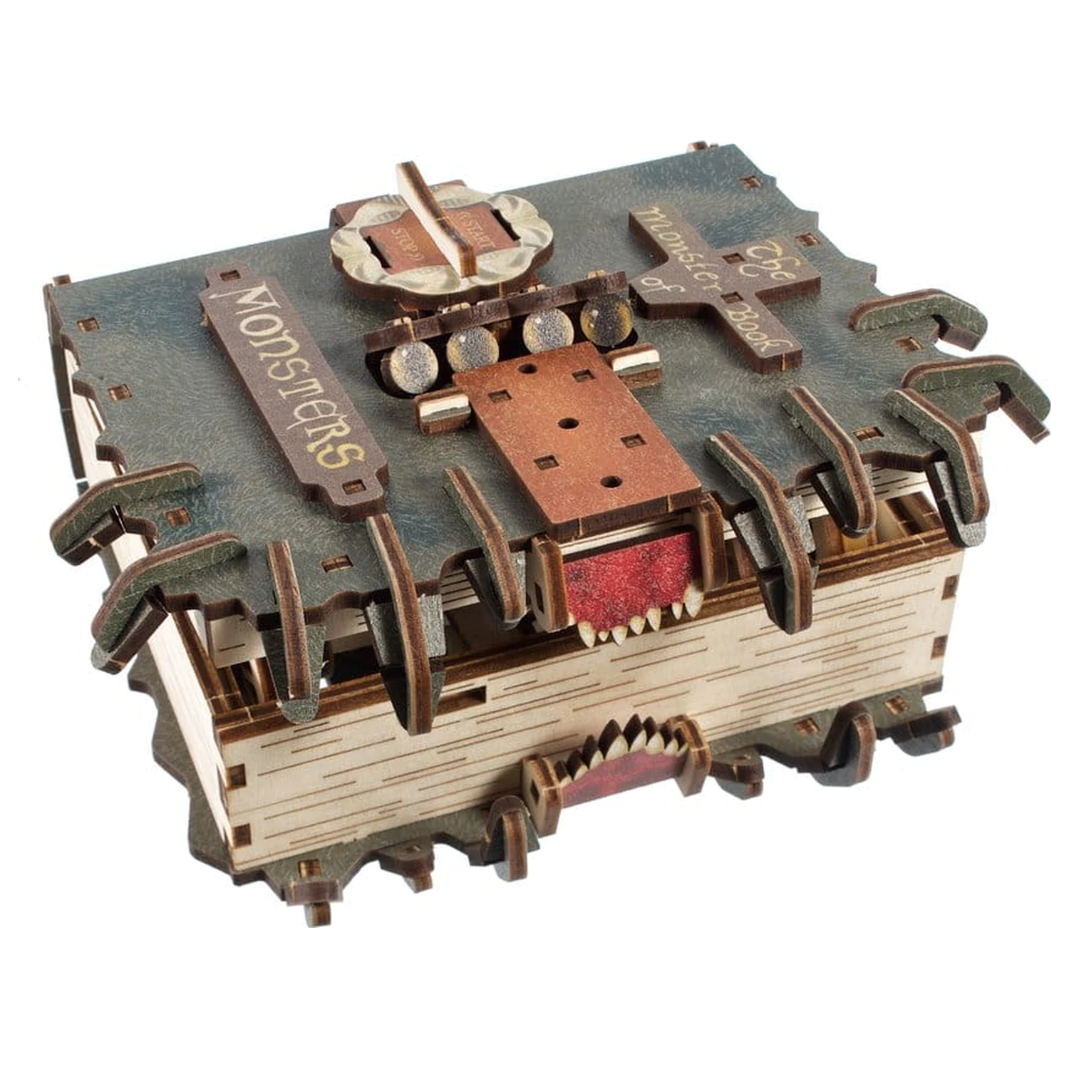 Harry Potter 3D drevené puzzle The Monster Book of Monsters produktová fotografia