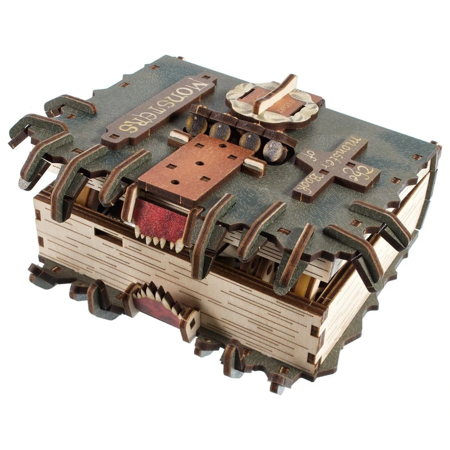 Harry Potter 3D drevené puzzle The Monster Book of Monsters produktová fotografia