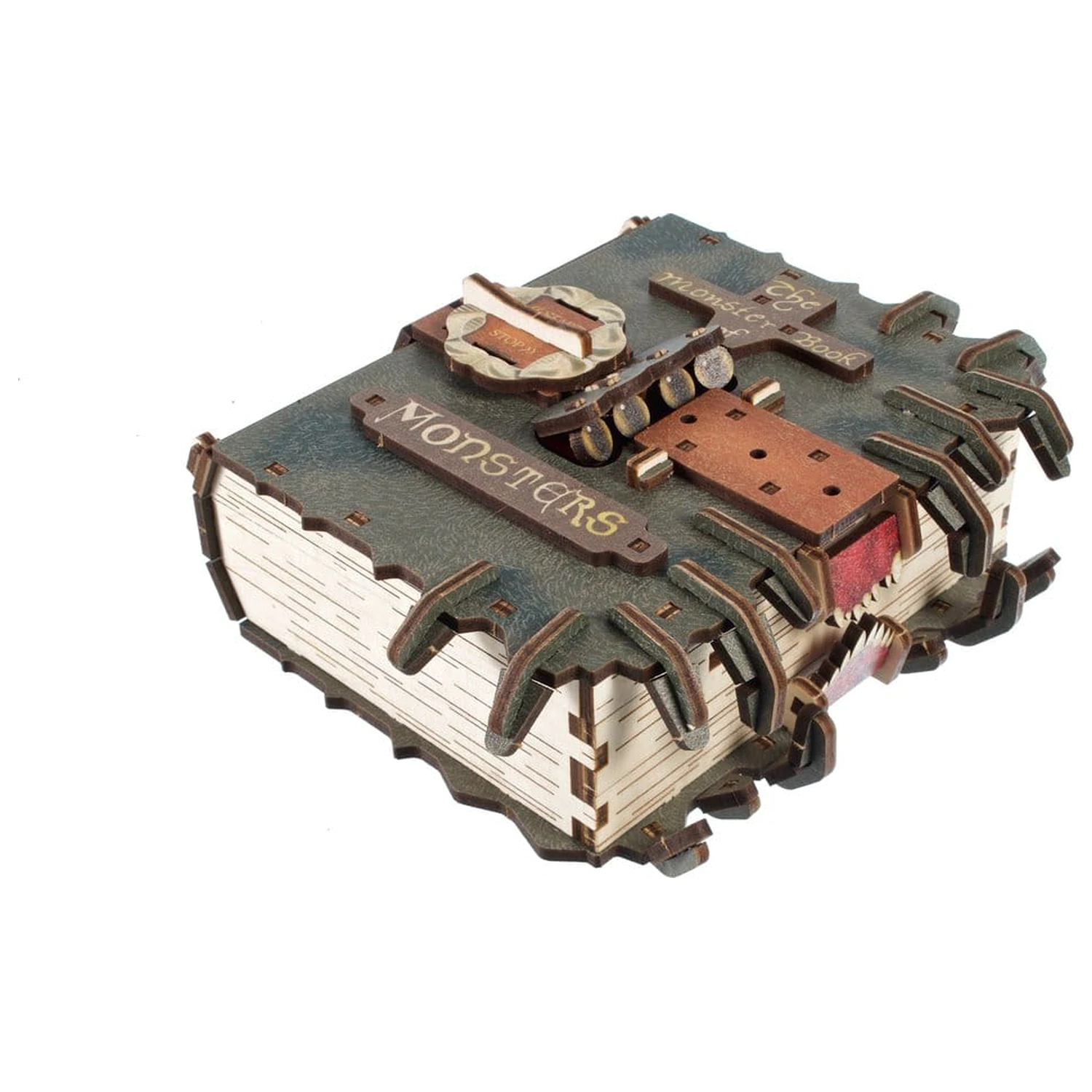Harry Potter 3D drevené puzzle The Monster Book of Monsters produktová fotografia
