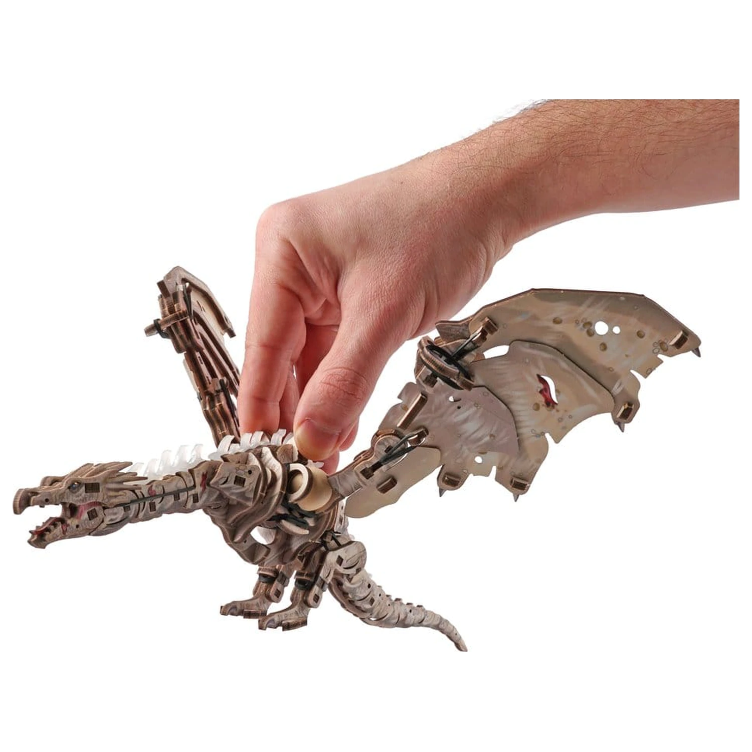 Harry Potter 3D drevené puzzle Ukrainian Ironbelly Dragon produktová fotografia