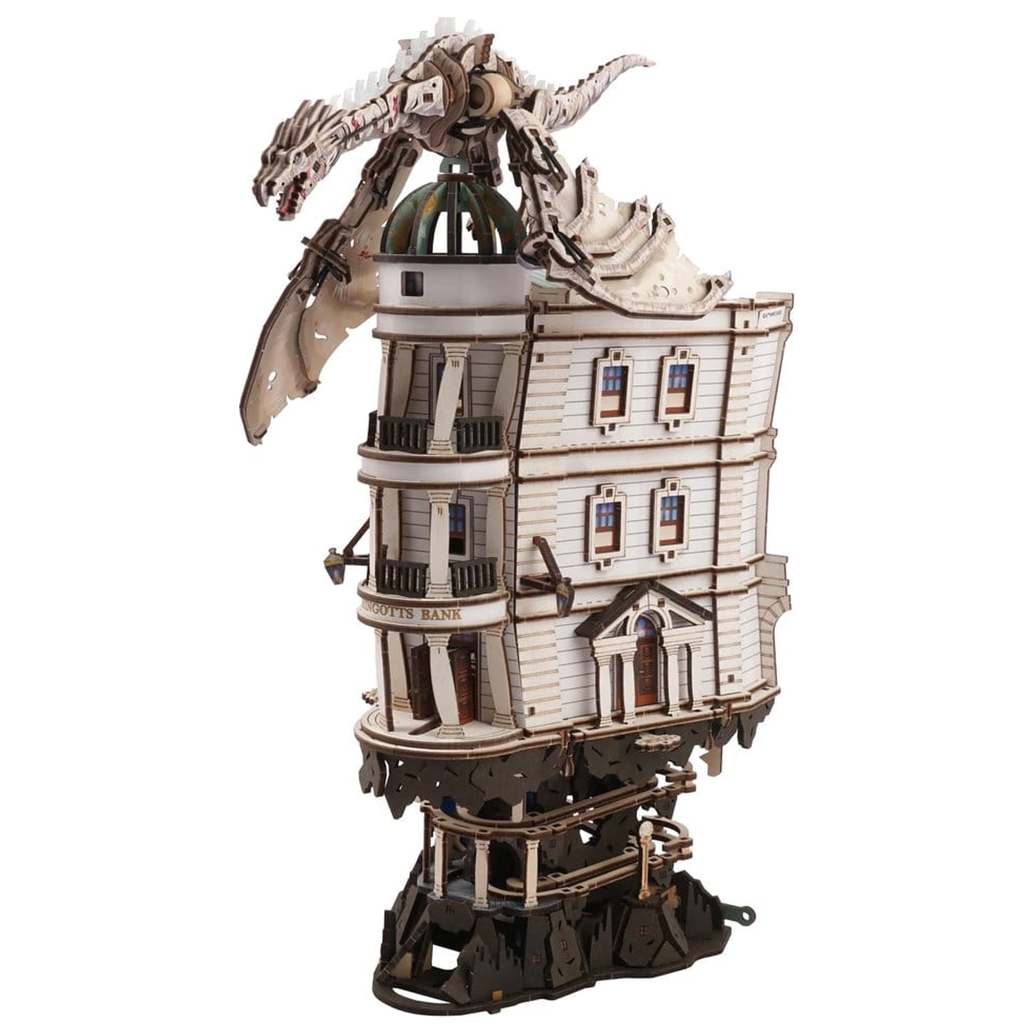 Harry Potter 3D drevené puzzle Ukrainian Ironbelly Dragon produktová fotografia
