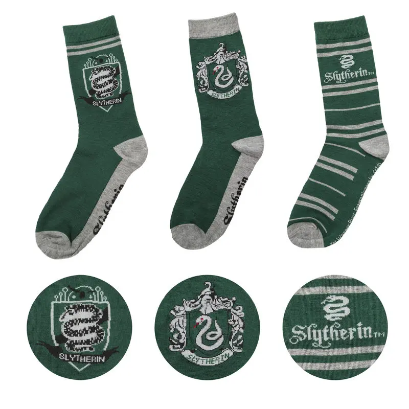 Harry Potter ponožky 3-Pack Slytherin termékfotó