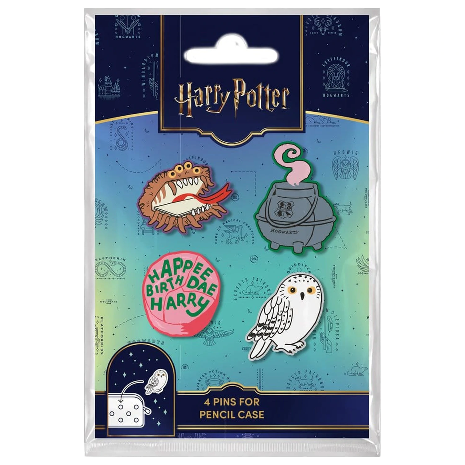 Harry Potter Pin Badges Súprava 4 ks produktová fotografia