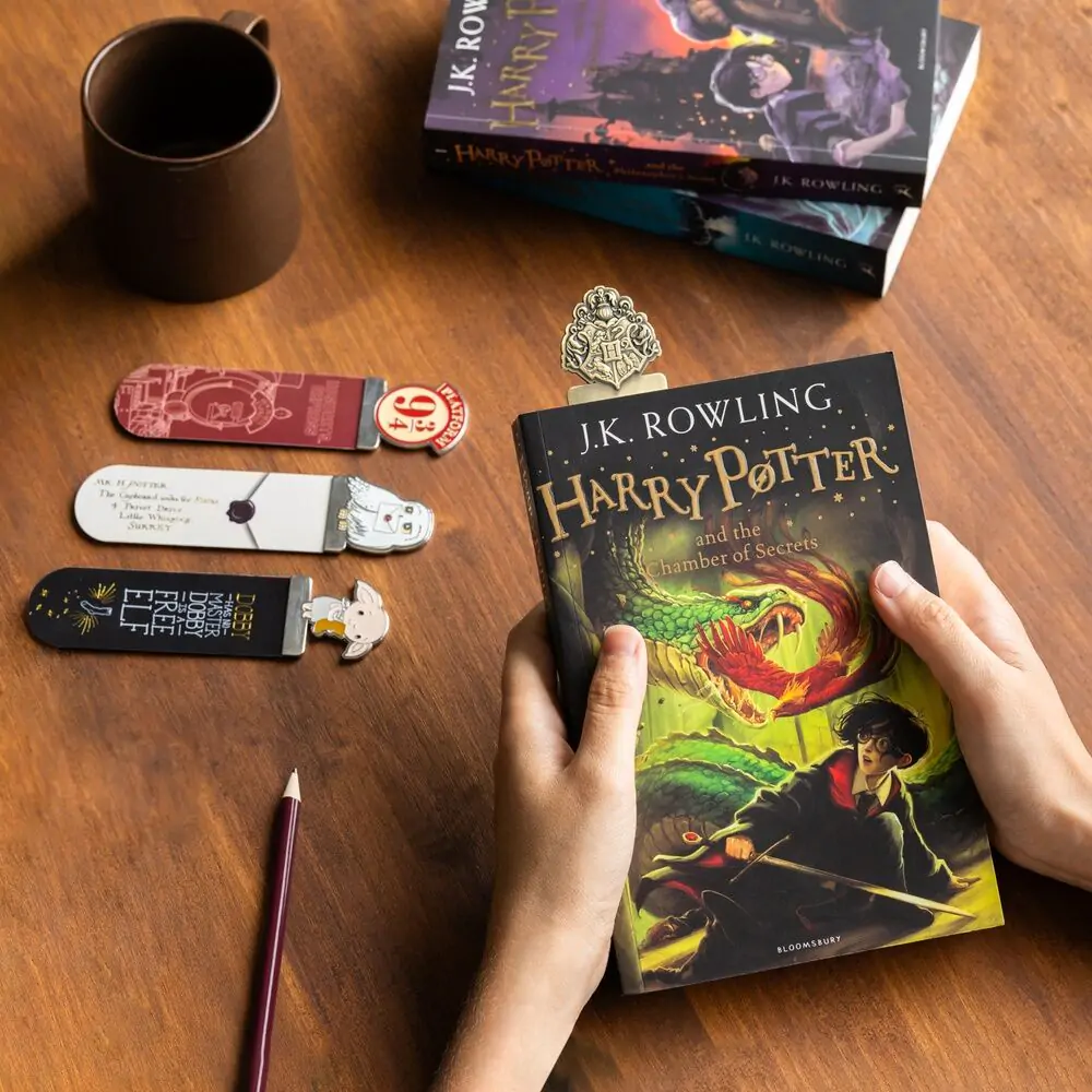 Harry Potter 4-dielna sada záložiek produktová fotografia